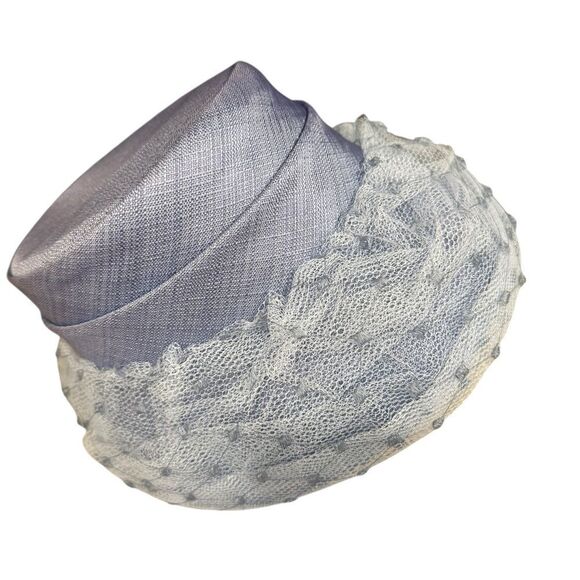 Accessories - Vintage hat Elegant Blue and White Women's Hat